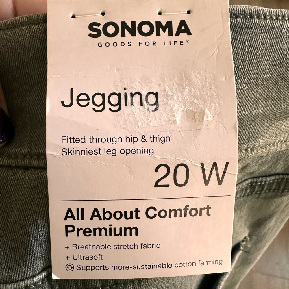 Sonoma camo jegging from Kohls plus size 20W - Picture 2 of 4